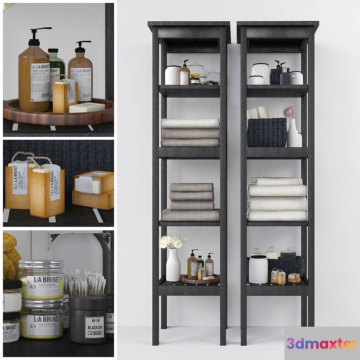 Ikea Hemnes bathroom set # 3 3D Max