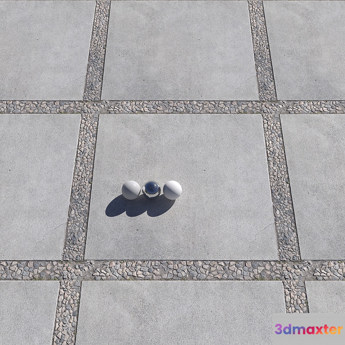 Paving slabs 3D Max
