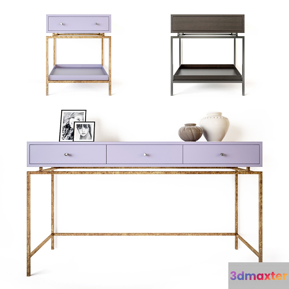 Stand and console Lili Rooma design & furniture 3D Max