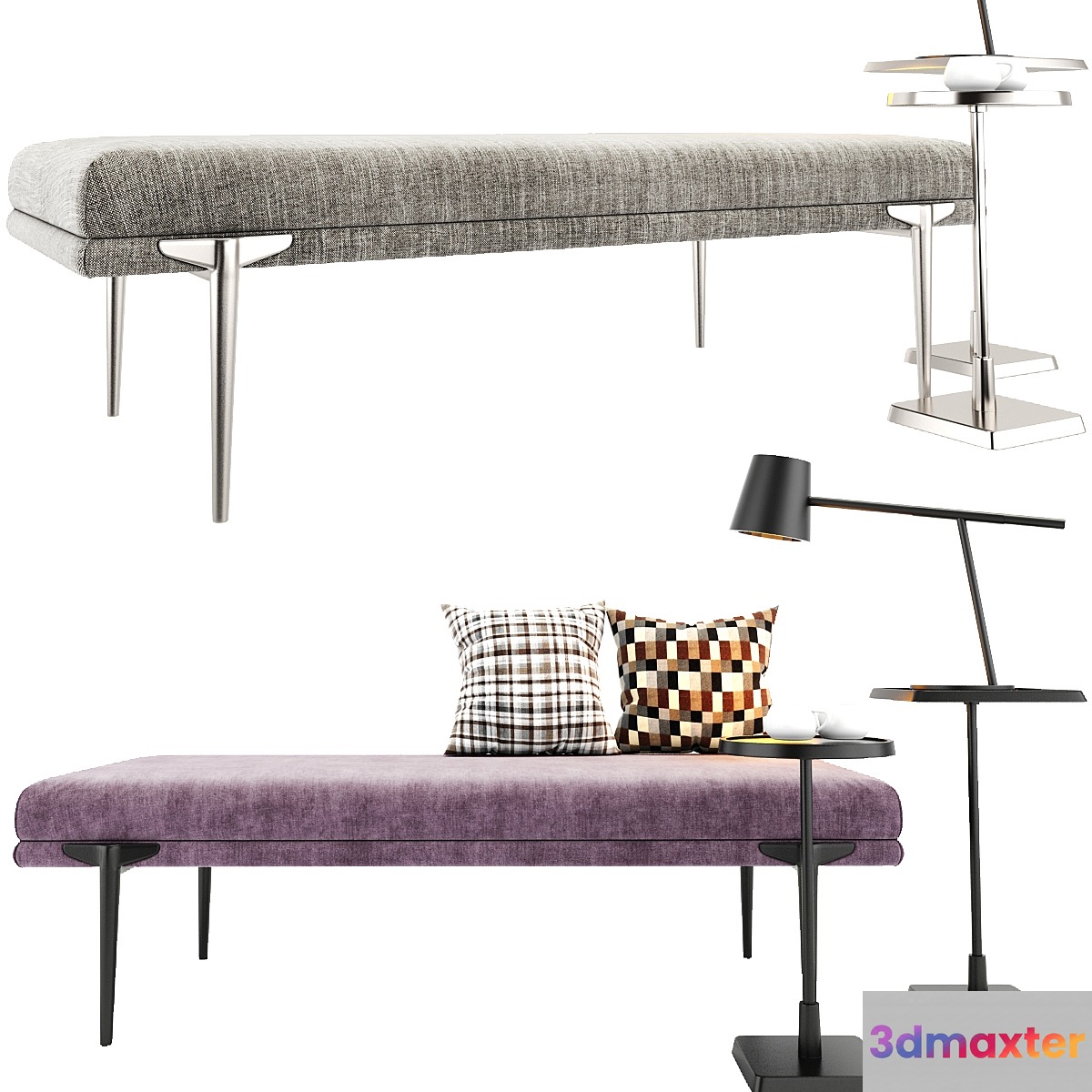 Andrea Rectangular Bench Kaela Accent Tables
