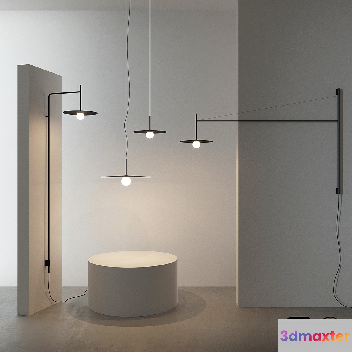 Tempo by Vibia Set 02 3D Max