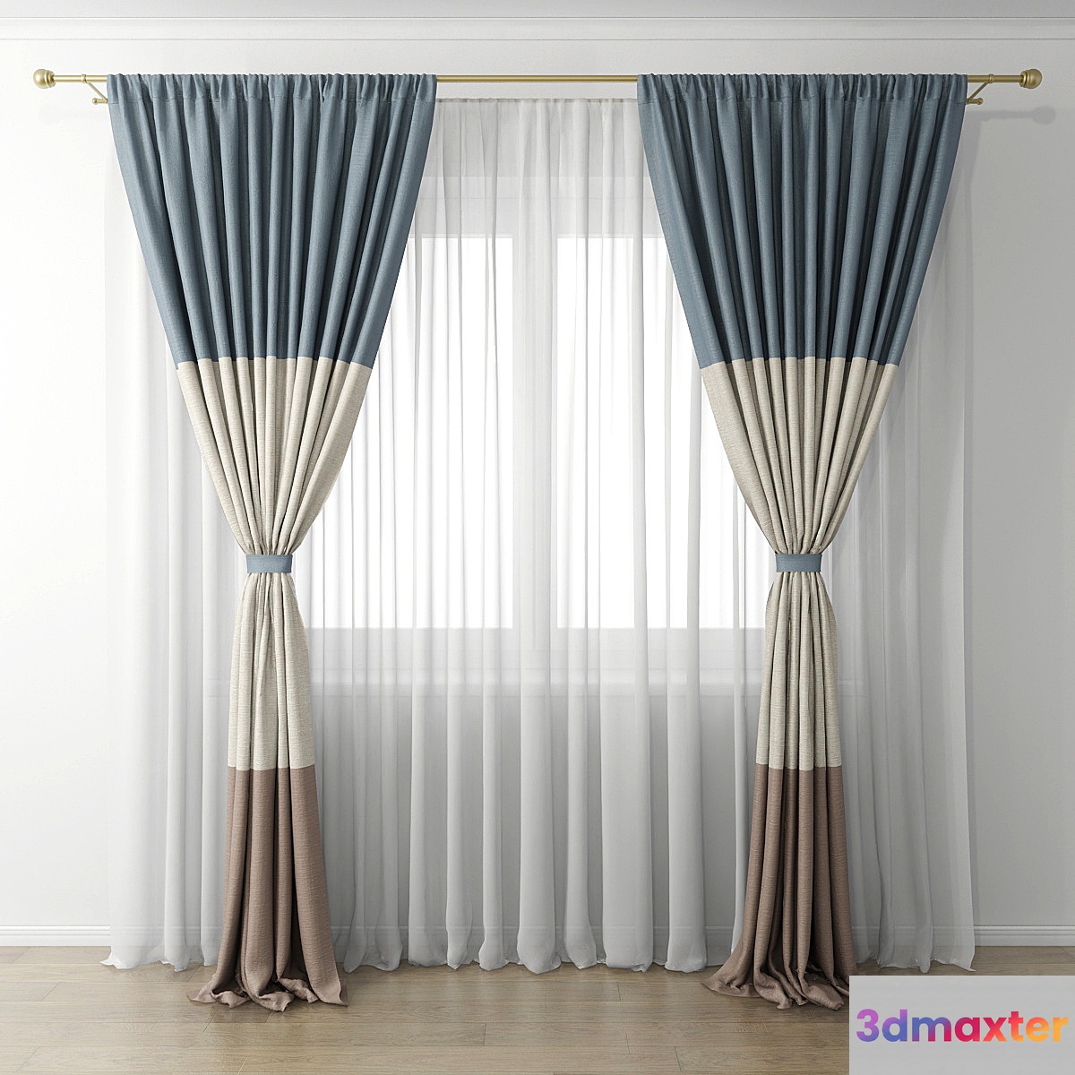 Curtain 50 - No.2 3D Max