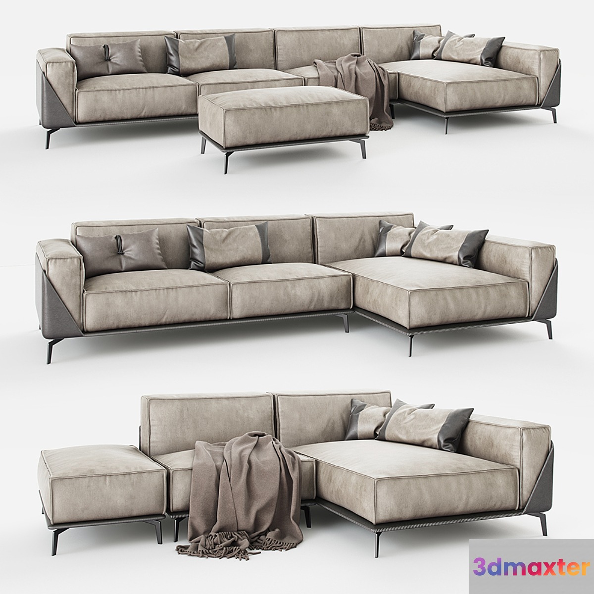 Dandy sofa edwin 3D Max