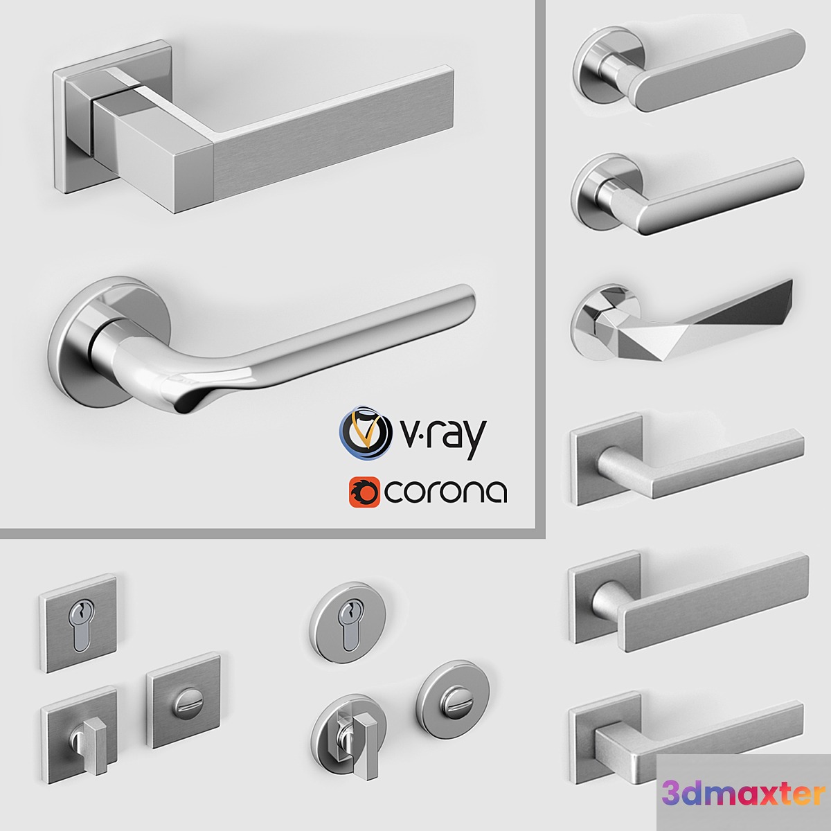 Door handles DnD by Martinelli