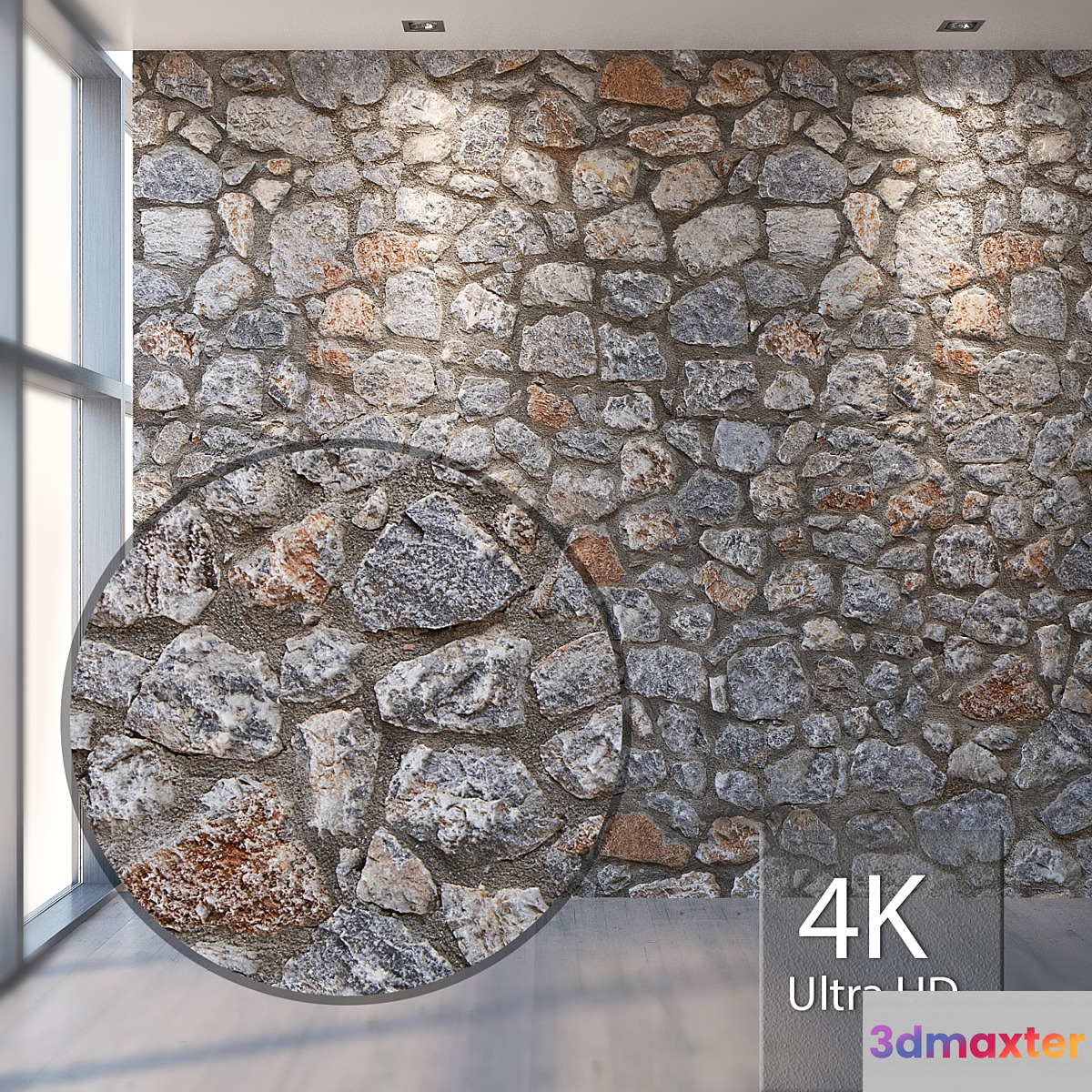 Natural stone 751 3D Max