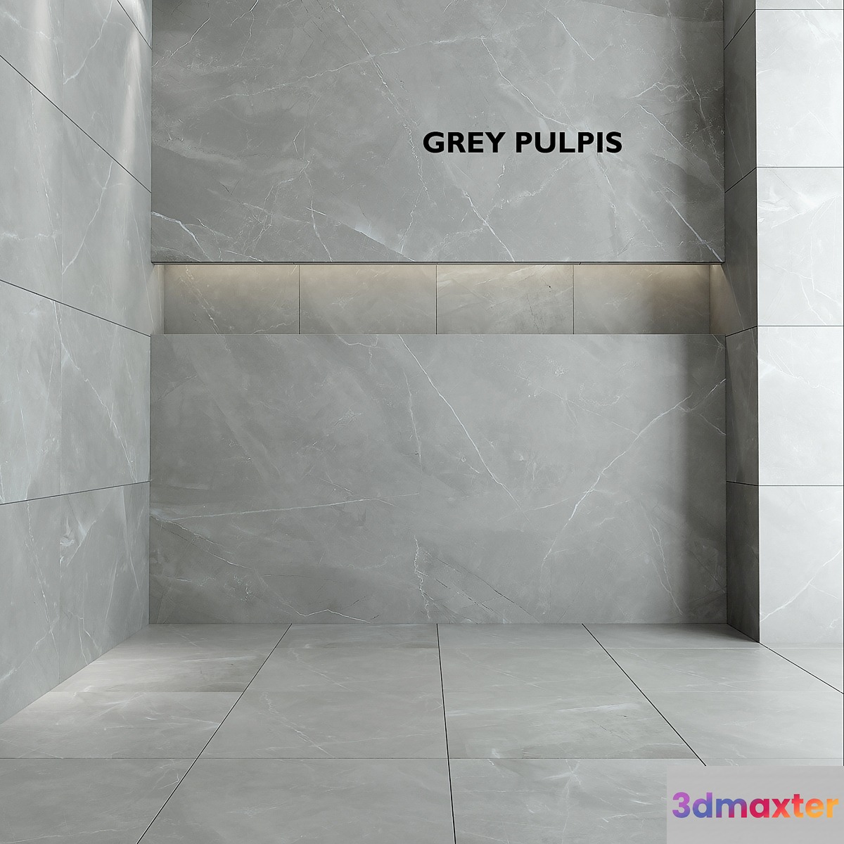 Tubadzin Monolith Gray Pulpis 3D Max