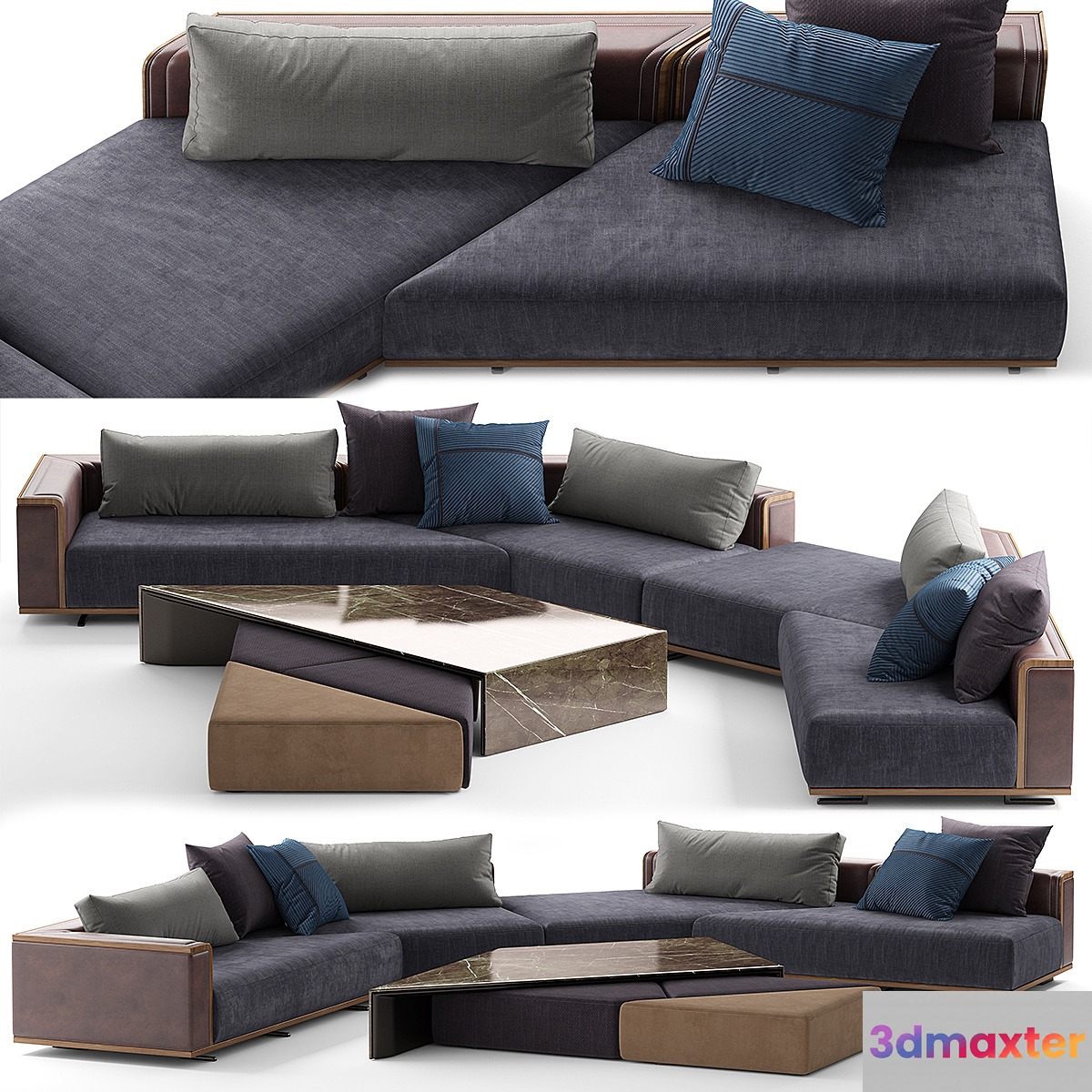 Visionnaire CONVENTION Sofa 3D Max