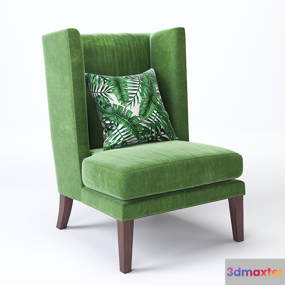 Icon Designe Armchair Wing 3D Max