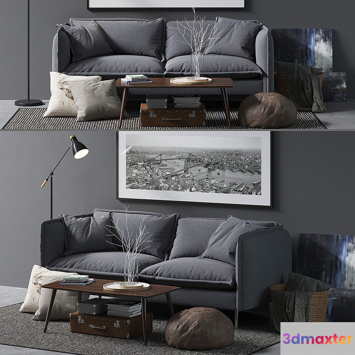Loft Designe Sofa model 2963