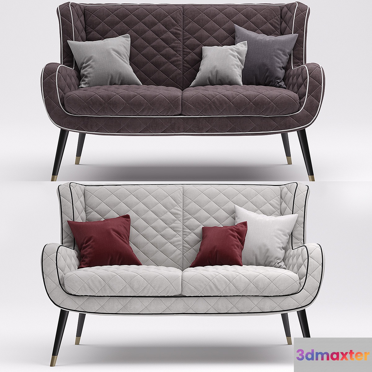 Sofa baxter dolly 3D Max