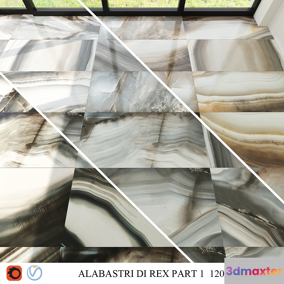 Alabastri di rex part 1 3D Max