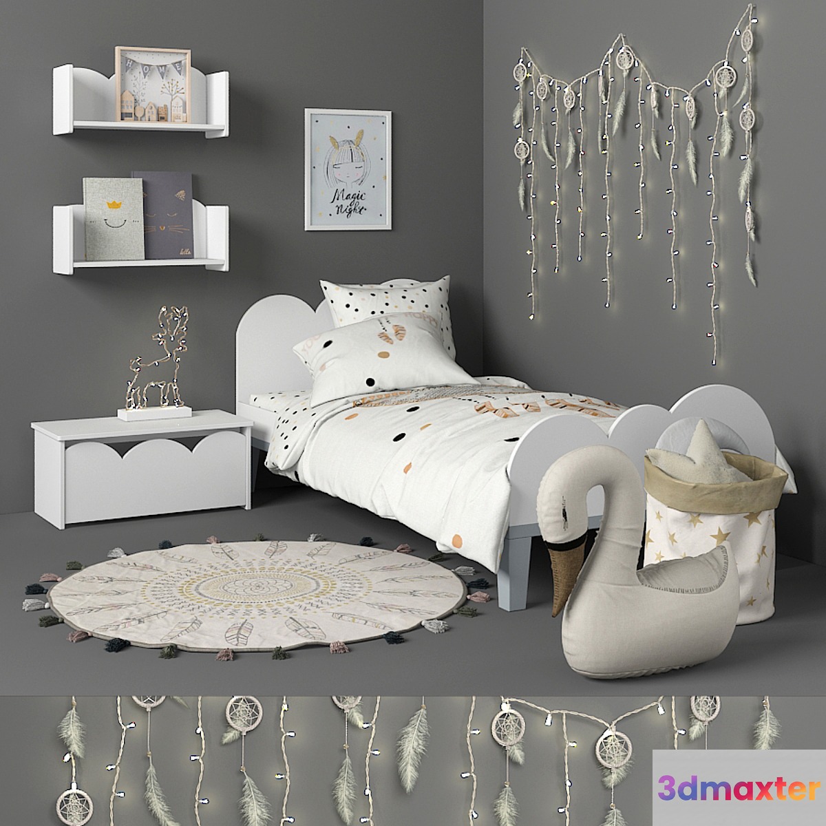 Furniture Vertbaudet 03 3D Max