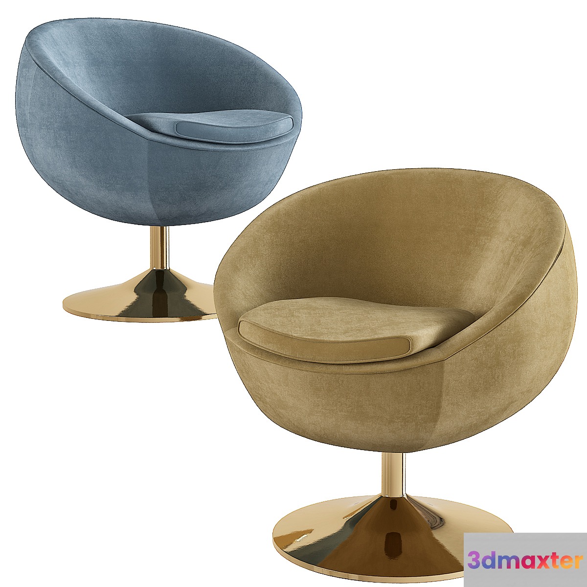 Zuo Lund Arm Chair 3D Max