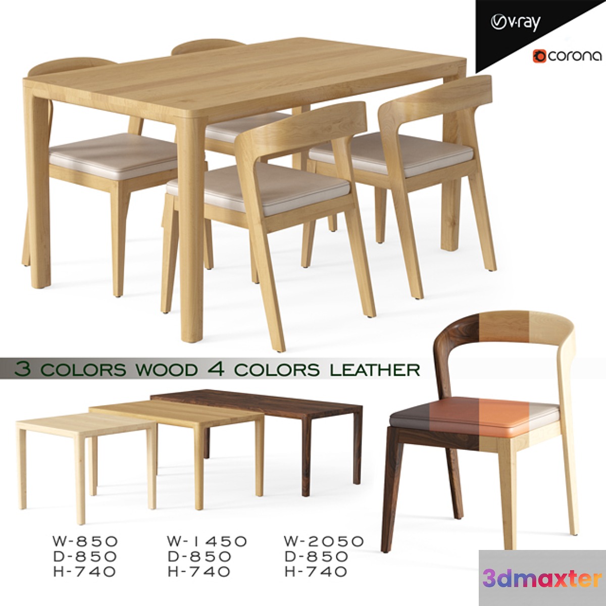 Play Chair And Table 3D Max