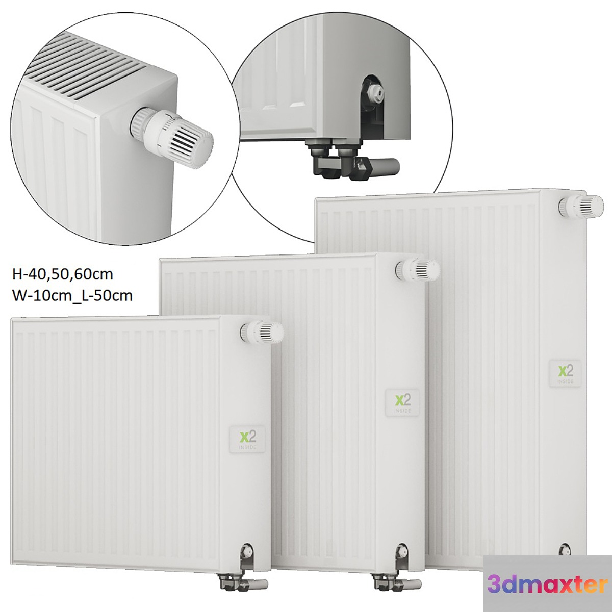 Steel panel radiators Kermi therm-x2 Profil L-50