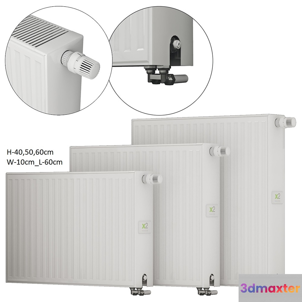 Steel panel radiators Kermi therm-x2 Profil L-60