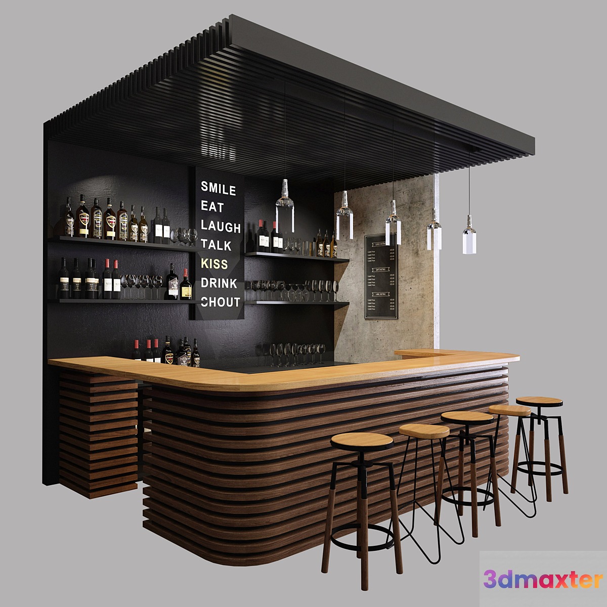 Loft Bar Collection 8 3D Max