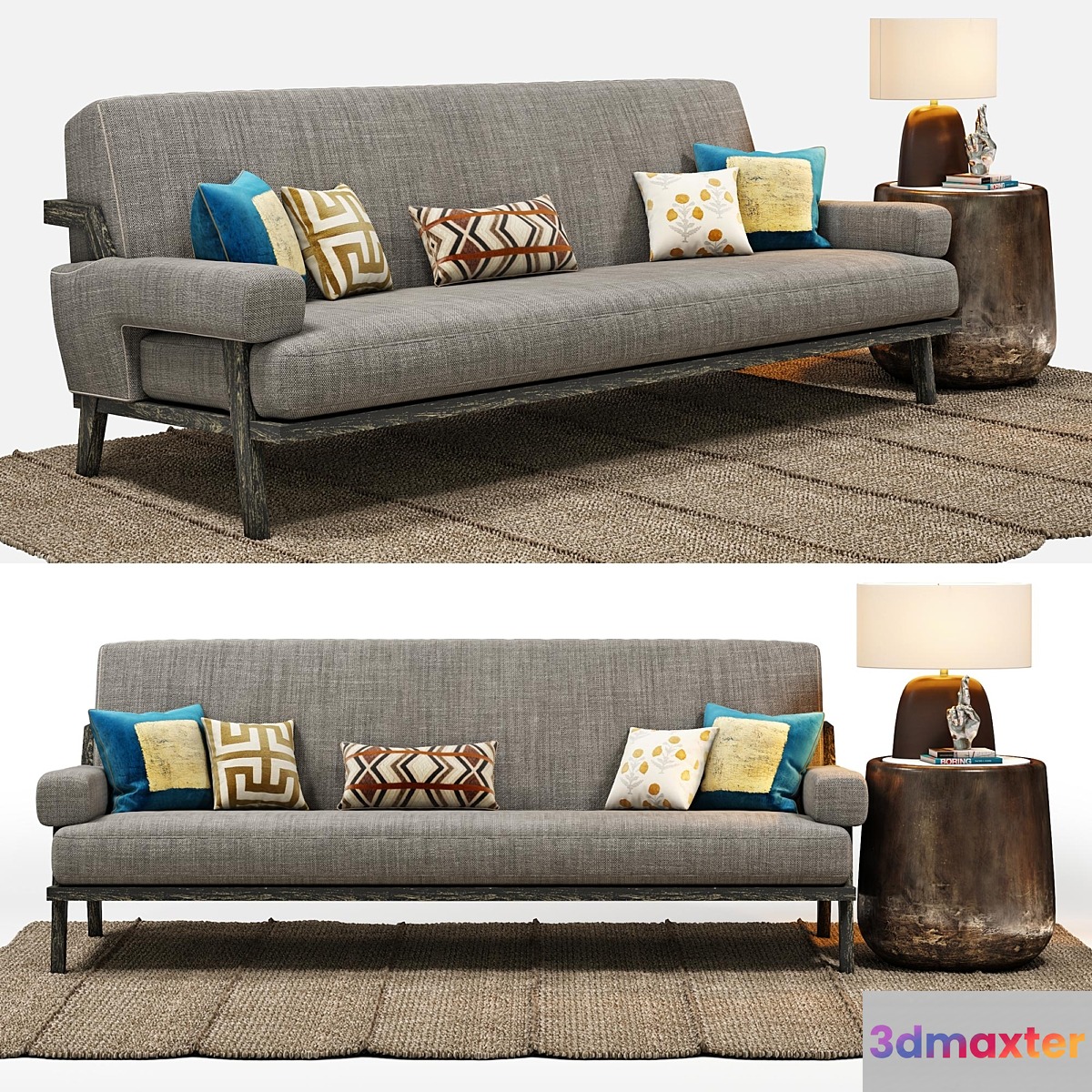 Kimberly Denman Cigar Sofa 3D Max