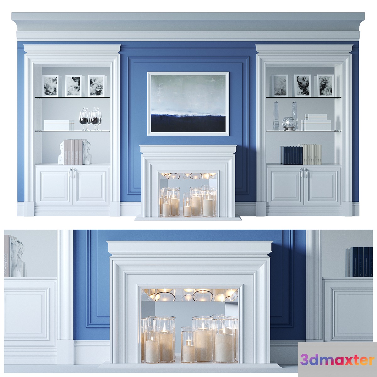 Fireplace 3D Max