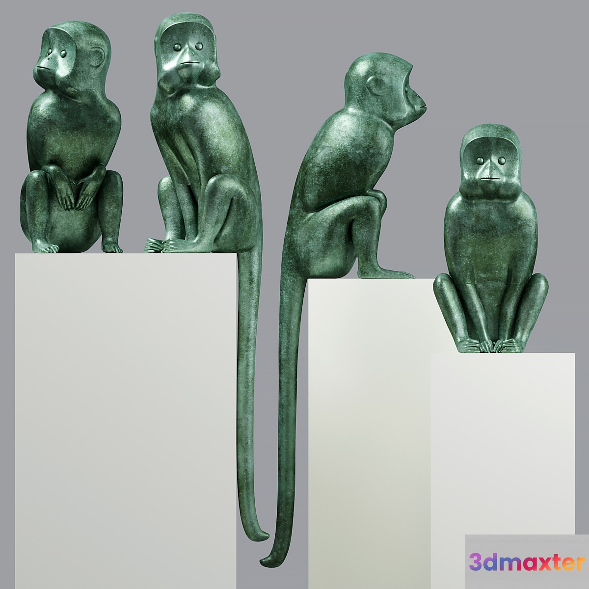 Singes II Lalanne Monkeys - No.3