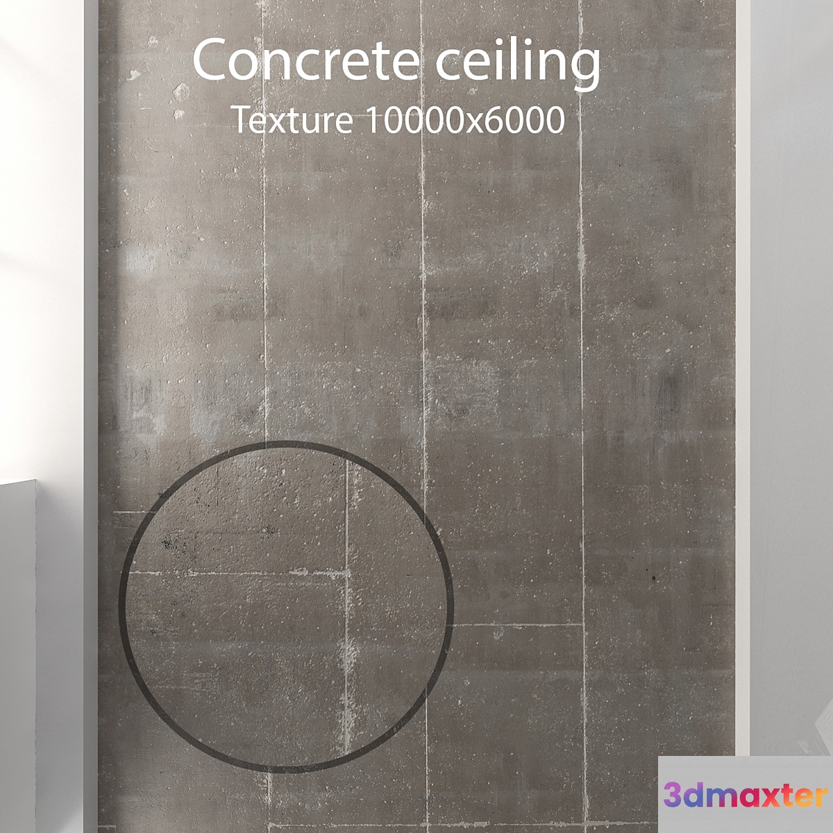 Concrete ceiling 16 3D Max