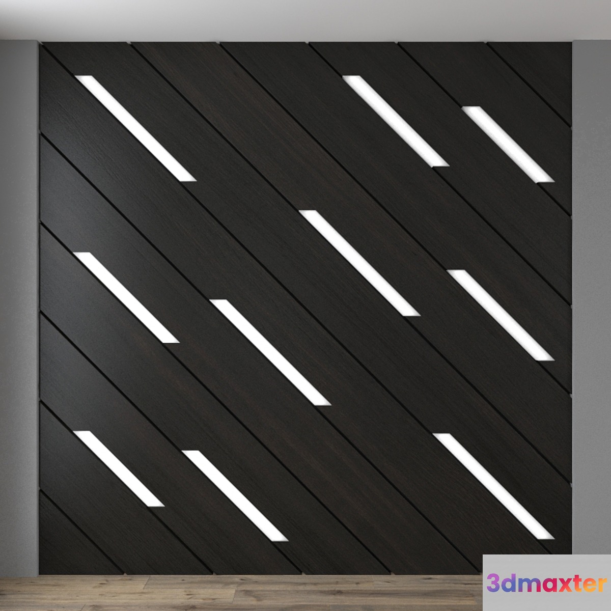 Wall panel 11 3D Max