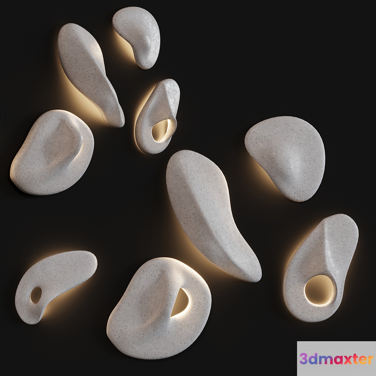 Rogan Gregory Illuminated Sculpture 3D Max