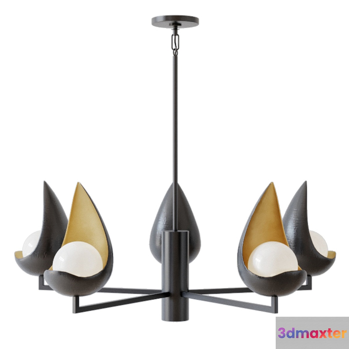 Ren 5-Light Chandelier By McDennon for Fredrick Ramond