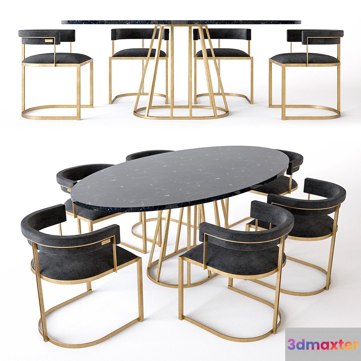 Fitzgerald chair and Aile Rooma Design & Furniture table