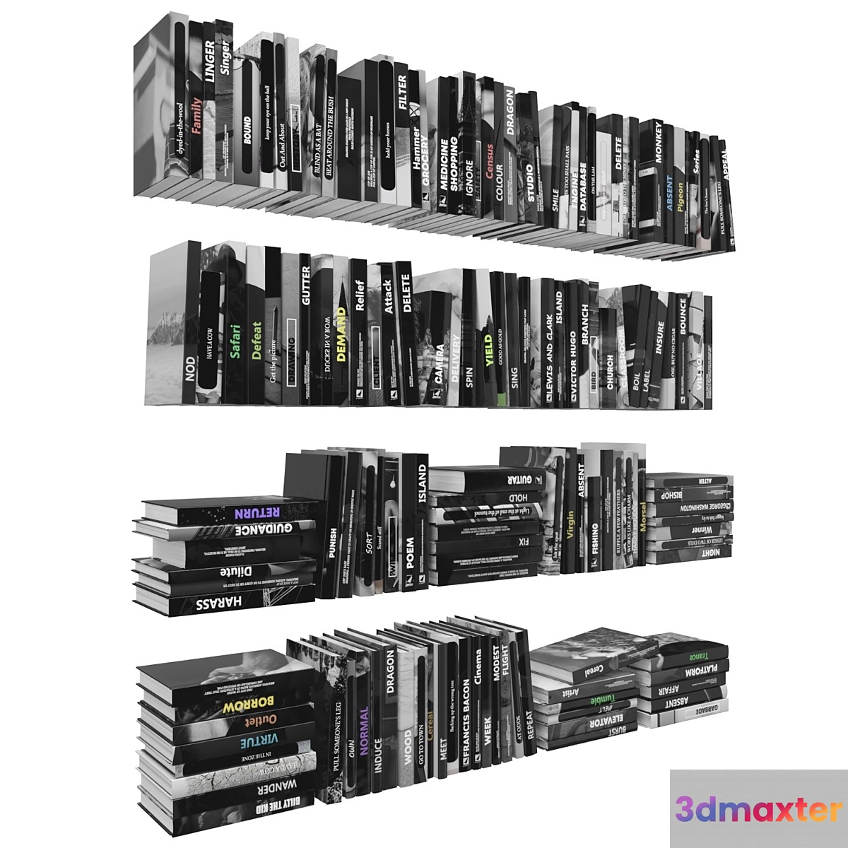 Books (150 pieces) 3 1-3 3D Max