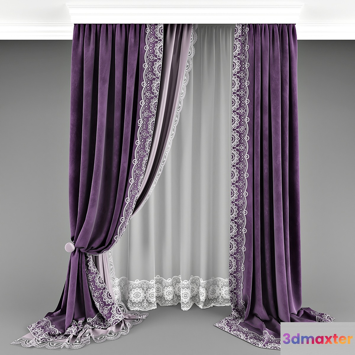 Curtain_011 3D Max