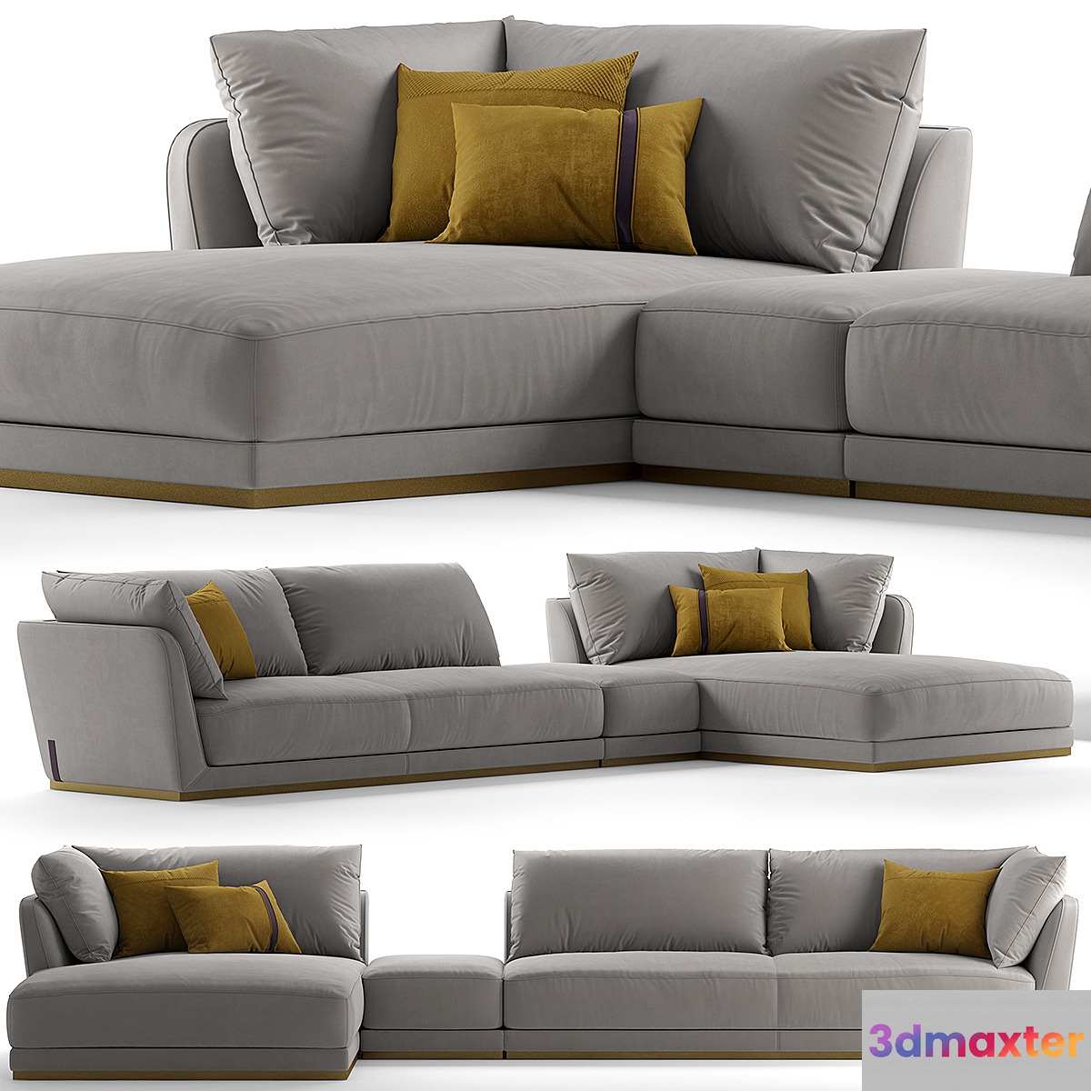 Sofa ulivisalotti dorian 3D Max