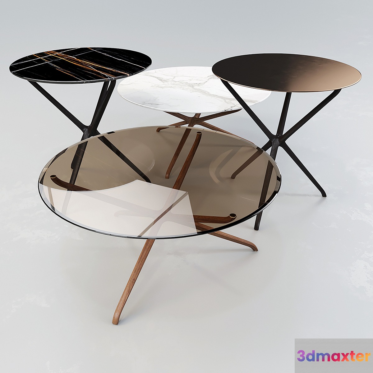 Ceccotti Collezioni: Coffee Table - Croix de Bois 3D Max
