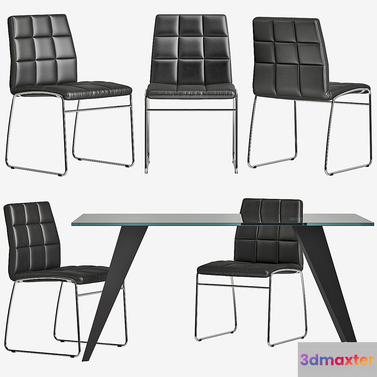 Chair_Explorer_Table_Nack_La Forma (Julia Grup) 3D Max