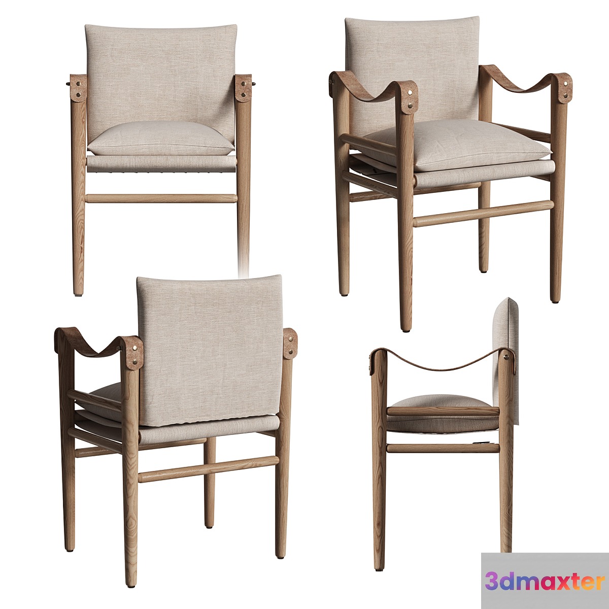 Chair Montauk dining chair 3D Max