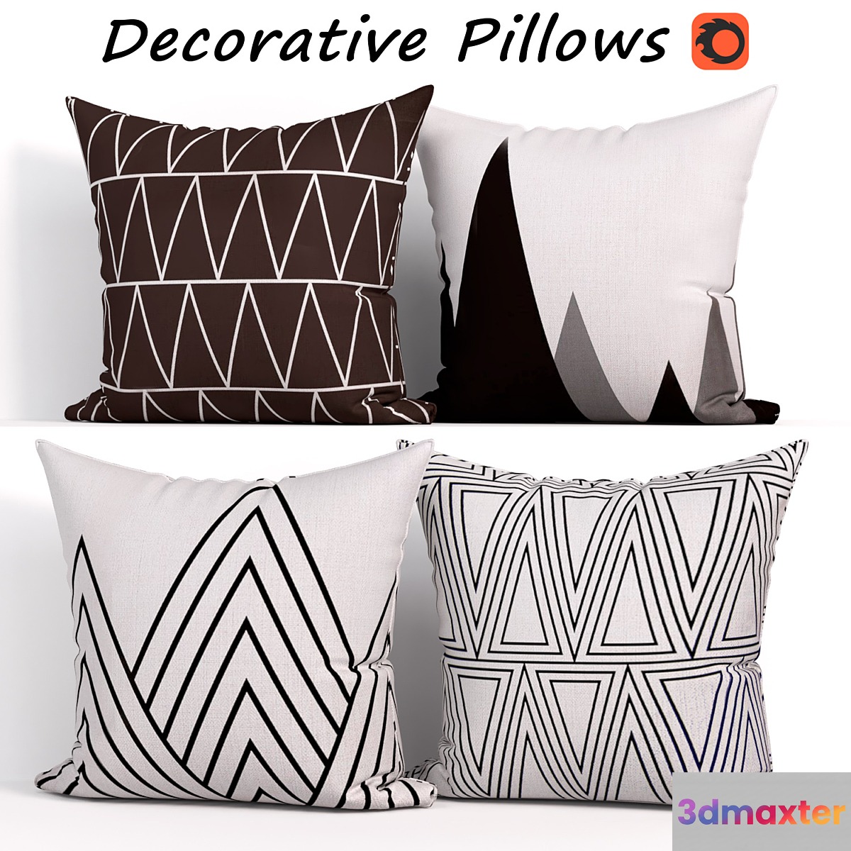 Decorative Pillow set 192 Bluettek Modern