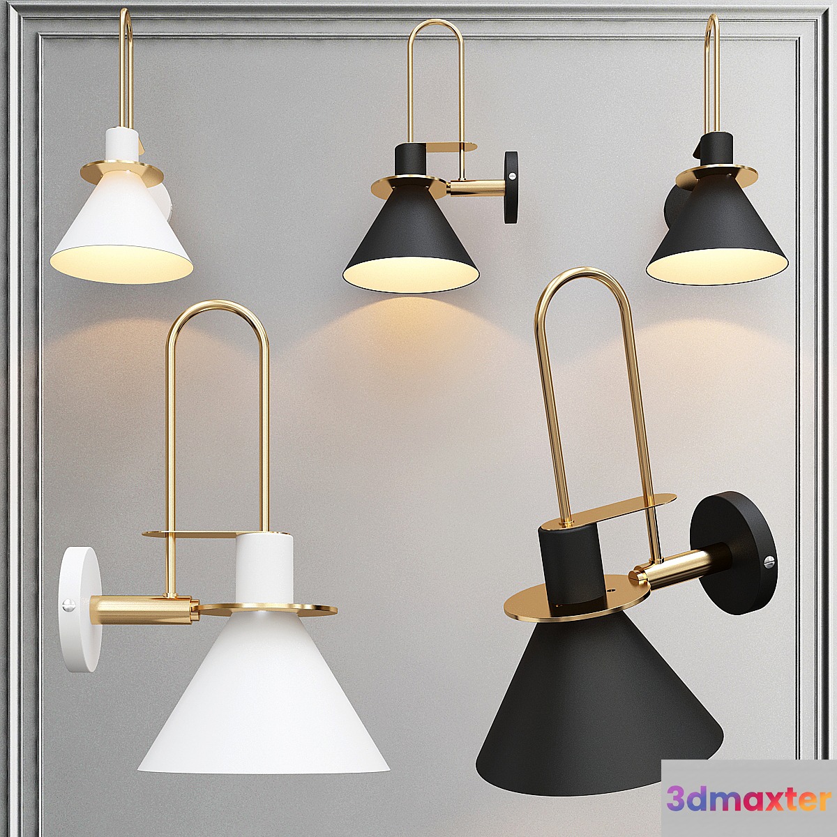Cado Wall Lamp 3D Max
