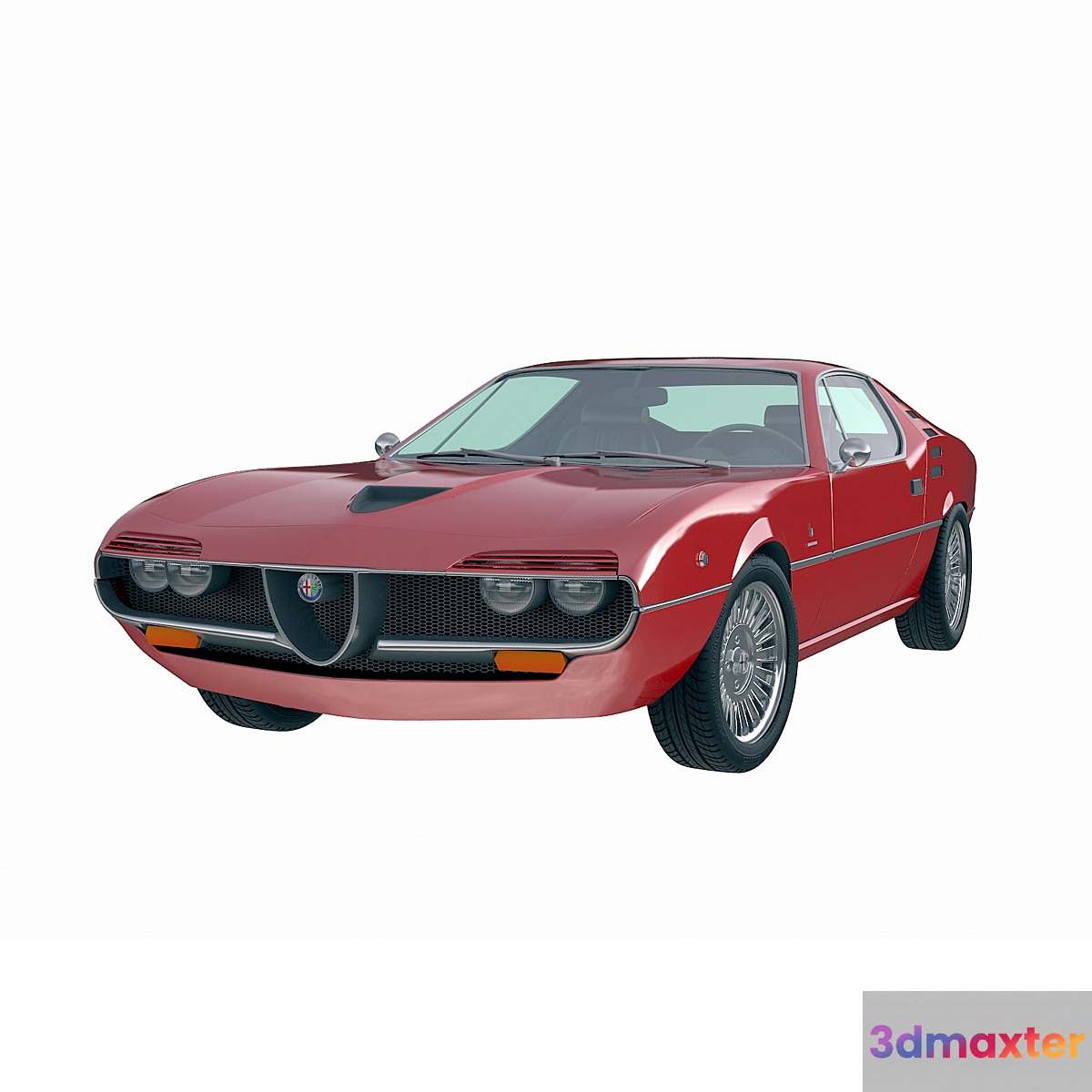 Alfa romeo montreal 1970 3D Max