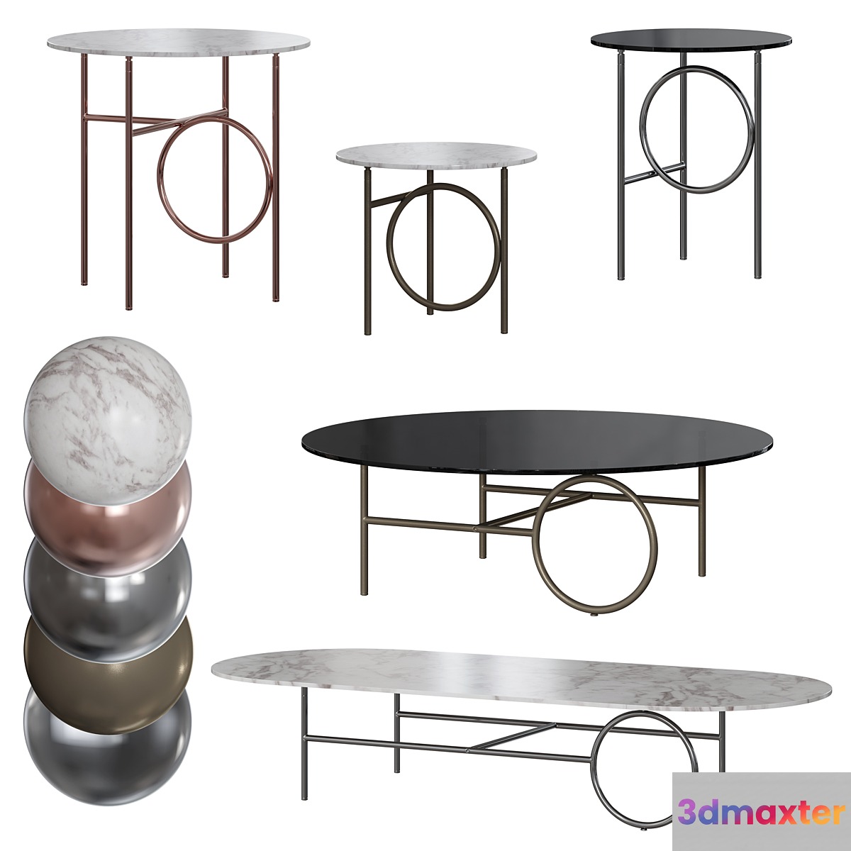 Minotti _ Ring Table 3D Max