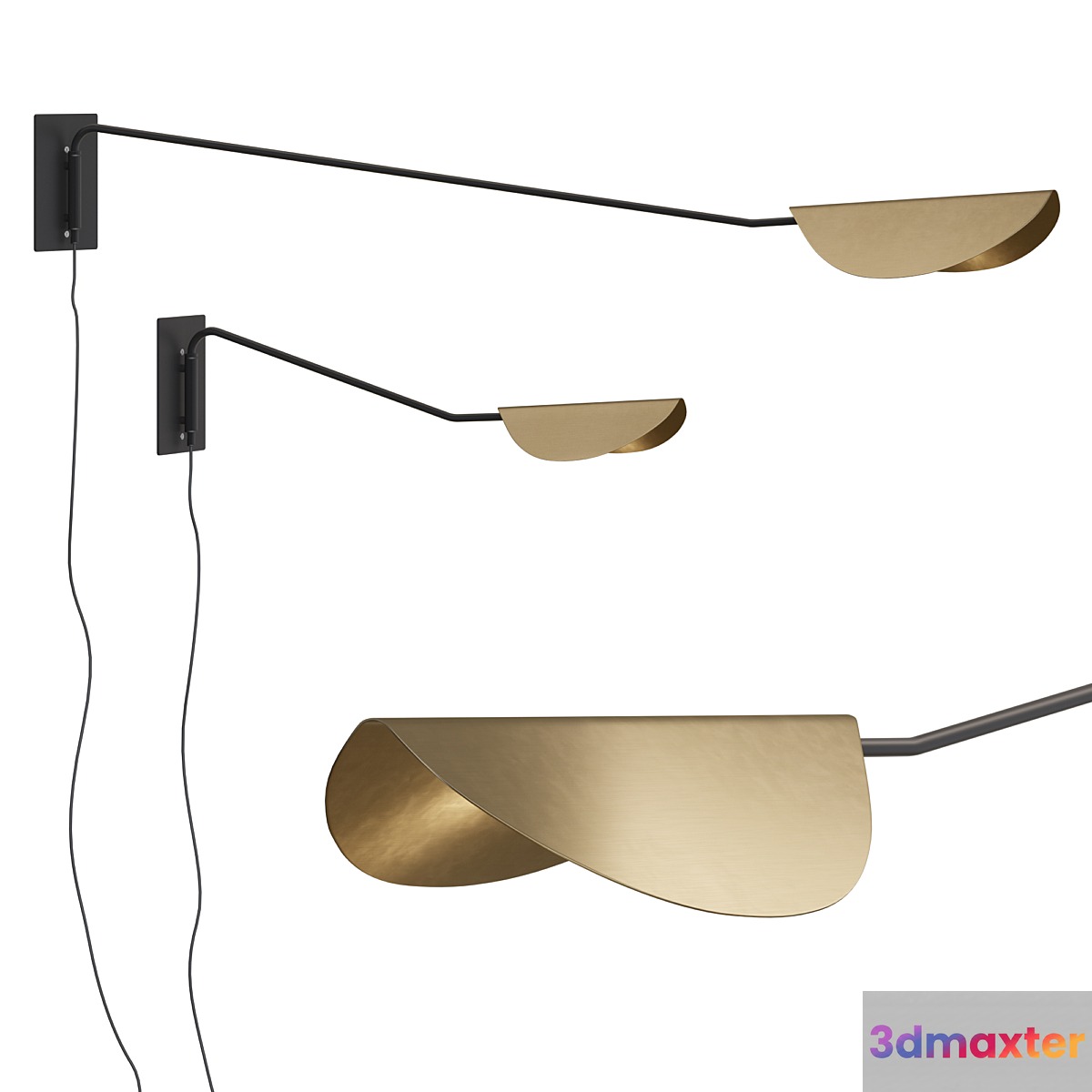 Oluce plume 3D Max