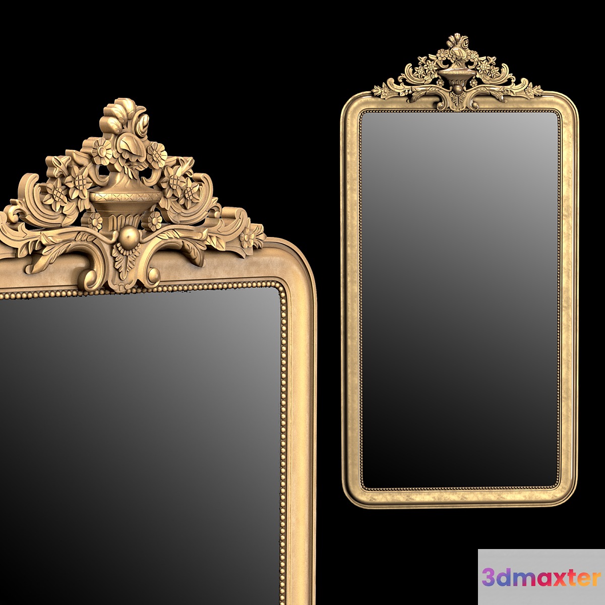 LOUIS PHILIPPE GILT LEANER MIRROR - No.3