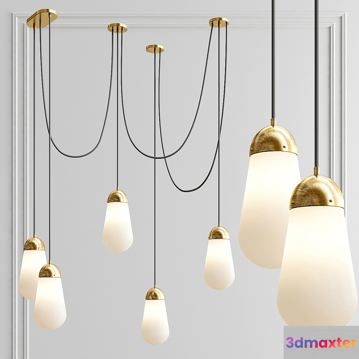 LARIAT SCONCE 5 Apparatus Studio 3D Max