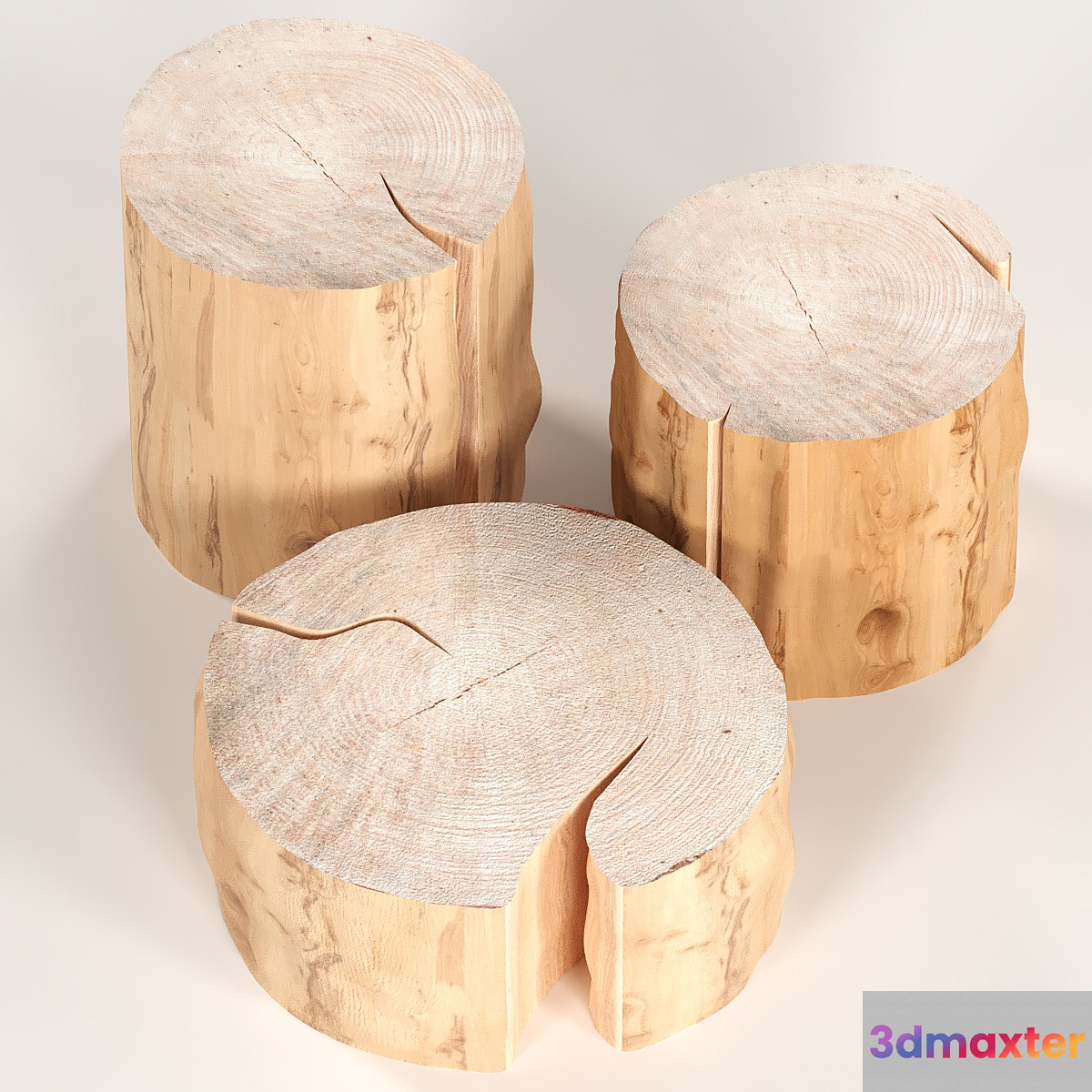 3 coffee table stump. - No.2
