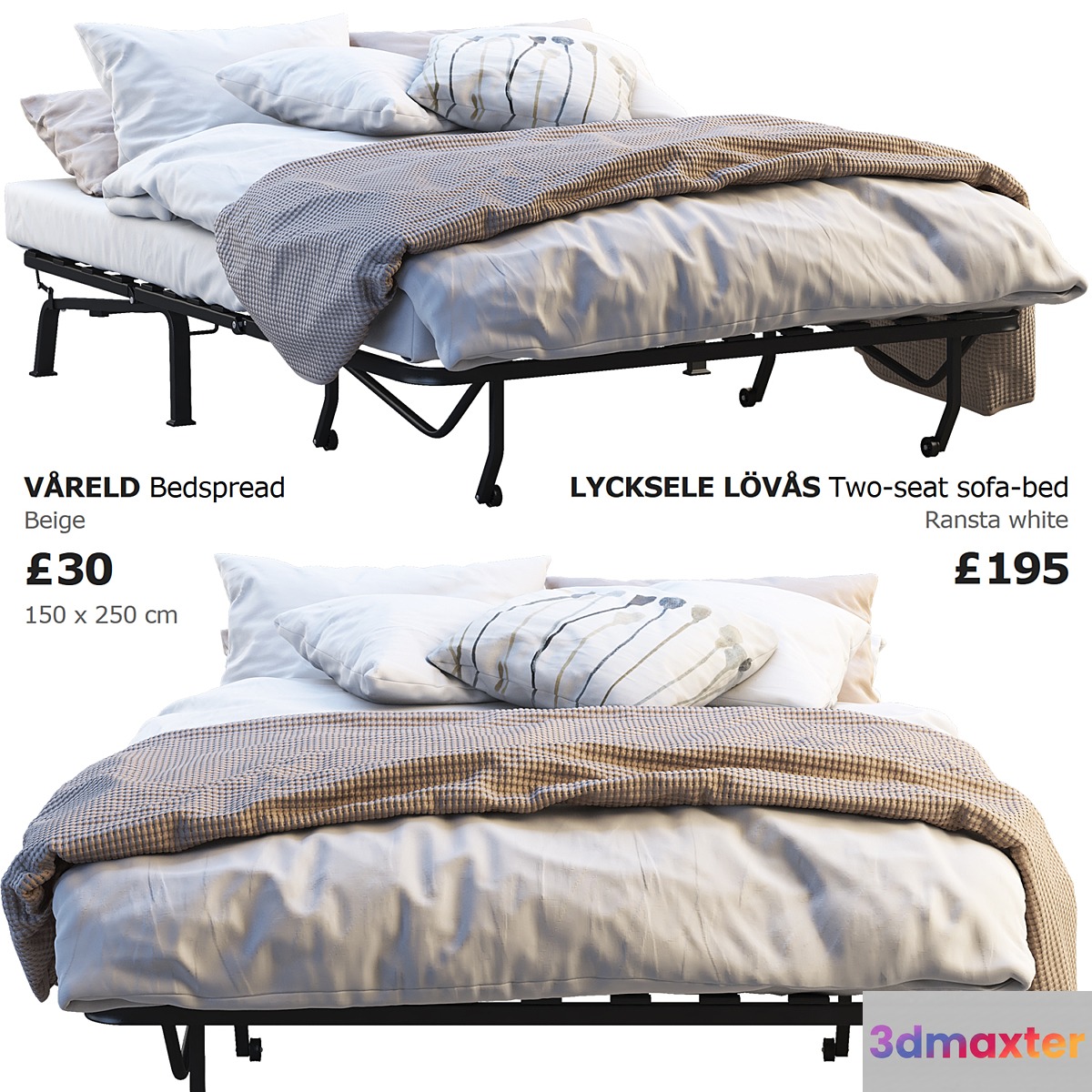 Ikea lycksele 3 3D Max