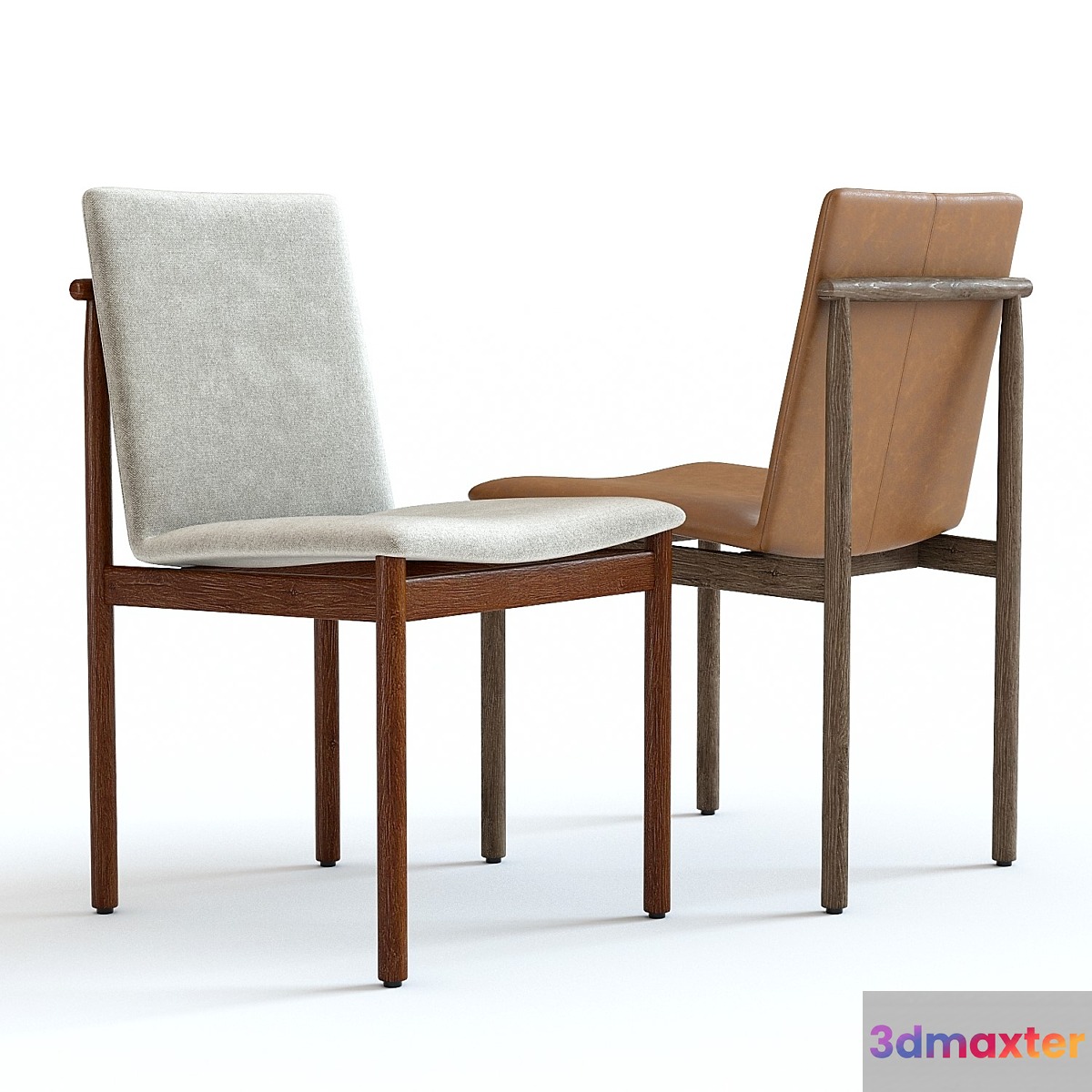West Elm Framework Dining Chair 3D Max