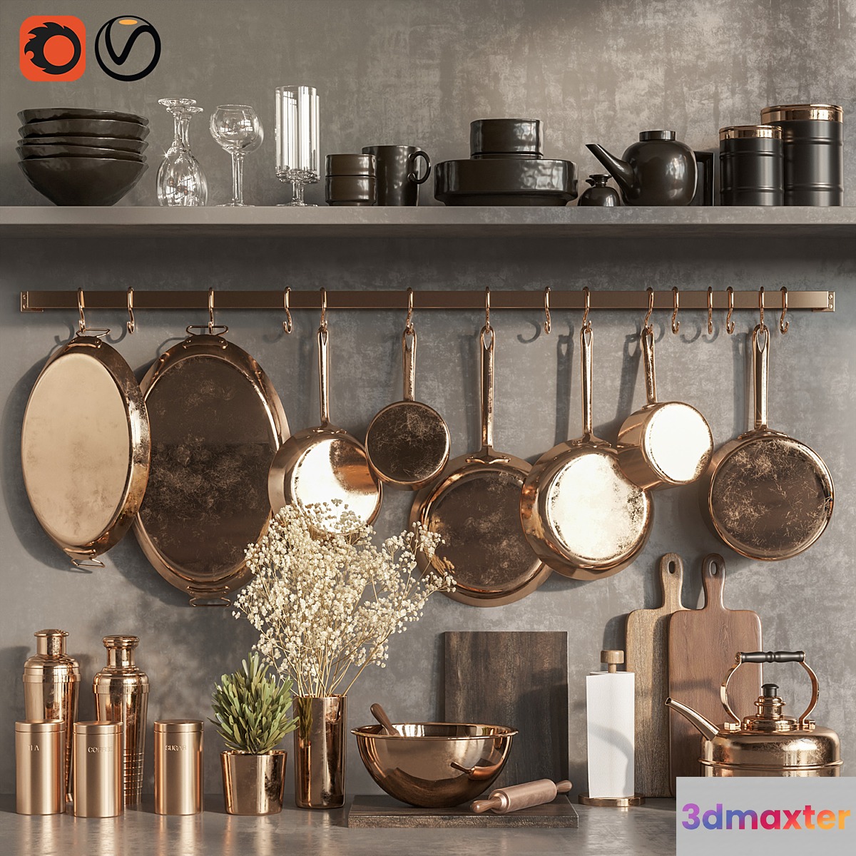 Kitchen Accessories set01
