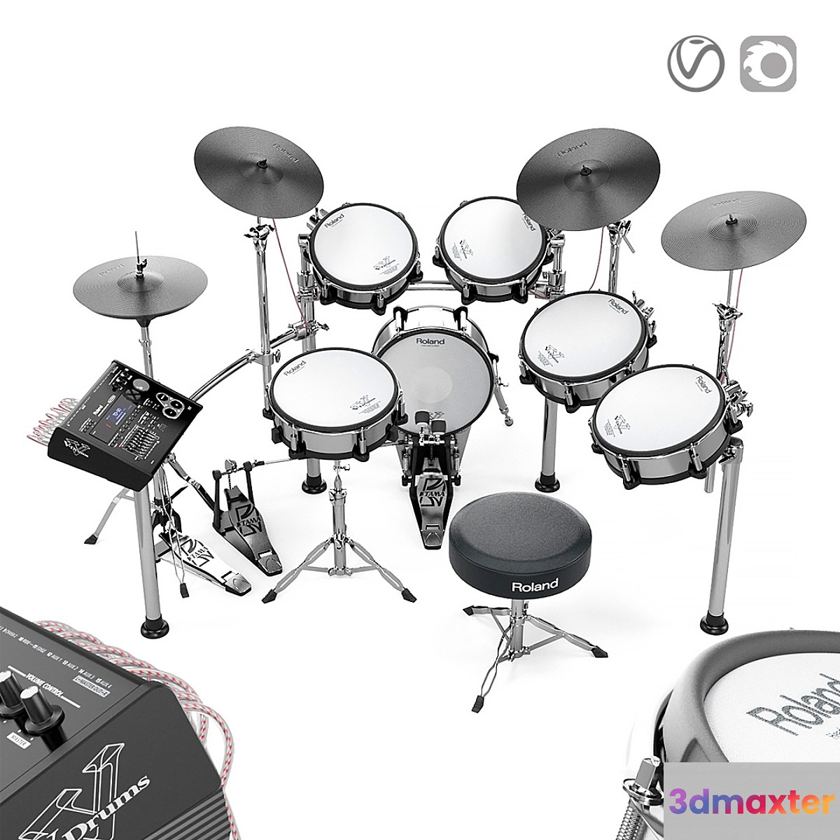 Electronic drums Roland TD30-KV - No.3