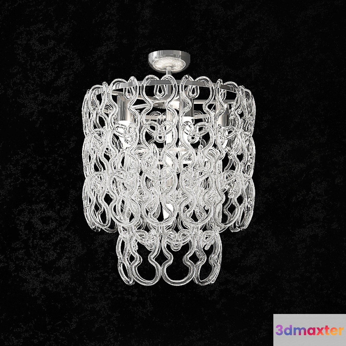 LUSTER IDEAL LUX ALBA PL7 3D Max