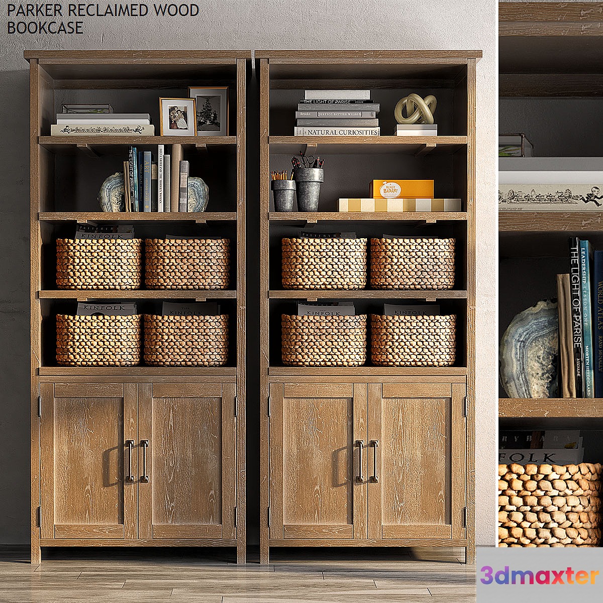 Pottery barn PARKER RECLAIMED WOOD BOOKCASE