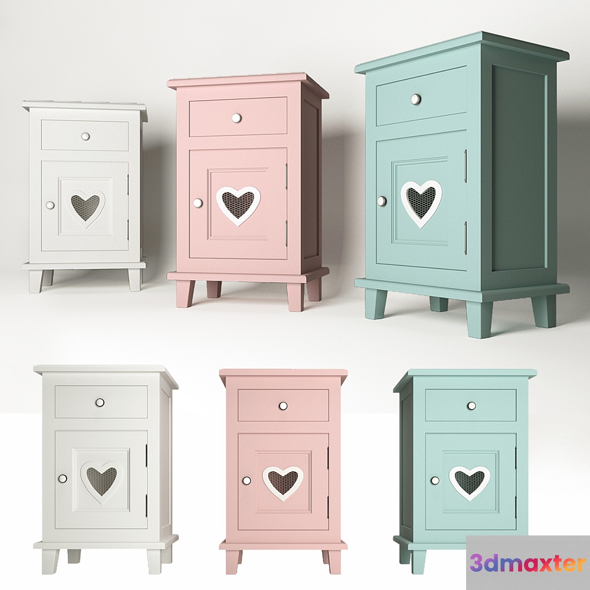 Bedside nightstand from the Adelina series